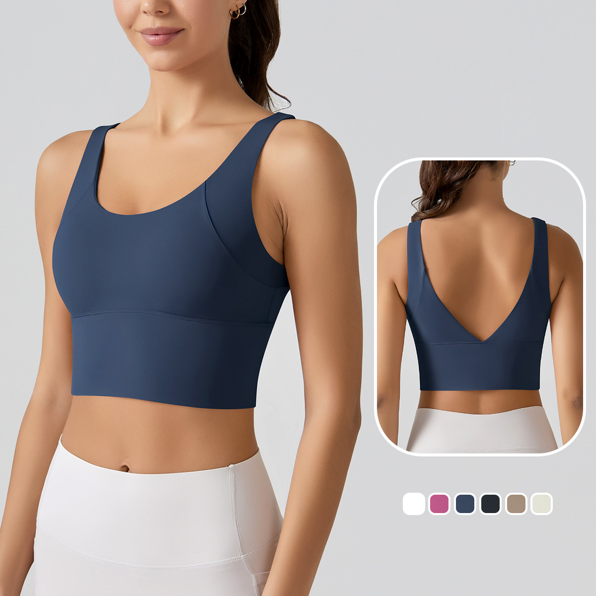 Sports Bra High Impact - 1PC New Yoga Tank Top Summer