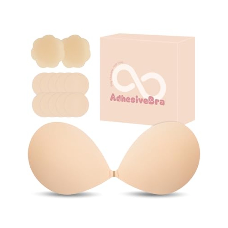 Strapless Bra Backless - Sticky Bra Push Up Strapless Adhesive