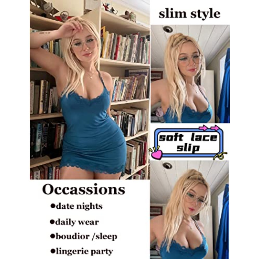 Womens Nightgown Sexy Lace Sle - Babydoll Chemise Night incelemesi ve fiyatı