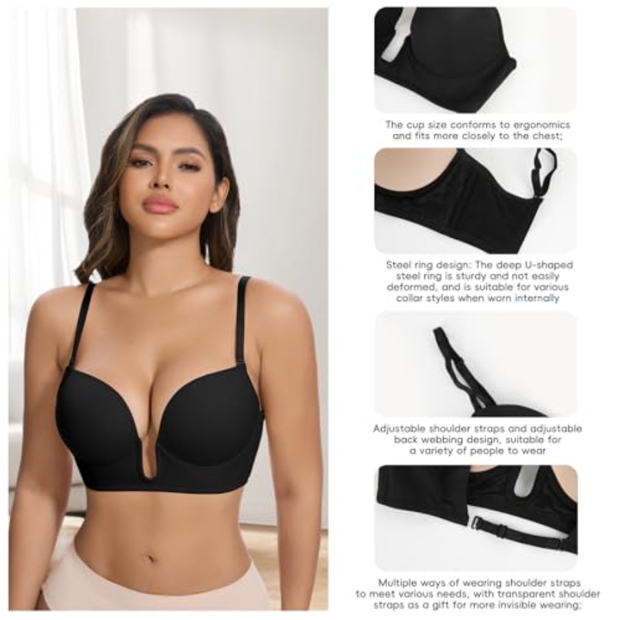 JOYSHAPER Plunge Bras for Wome - Push Up Bra Padded incelemesi ve fiyatı
