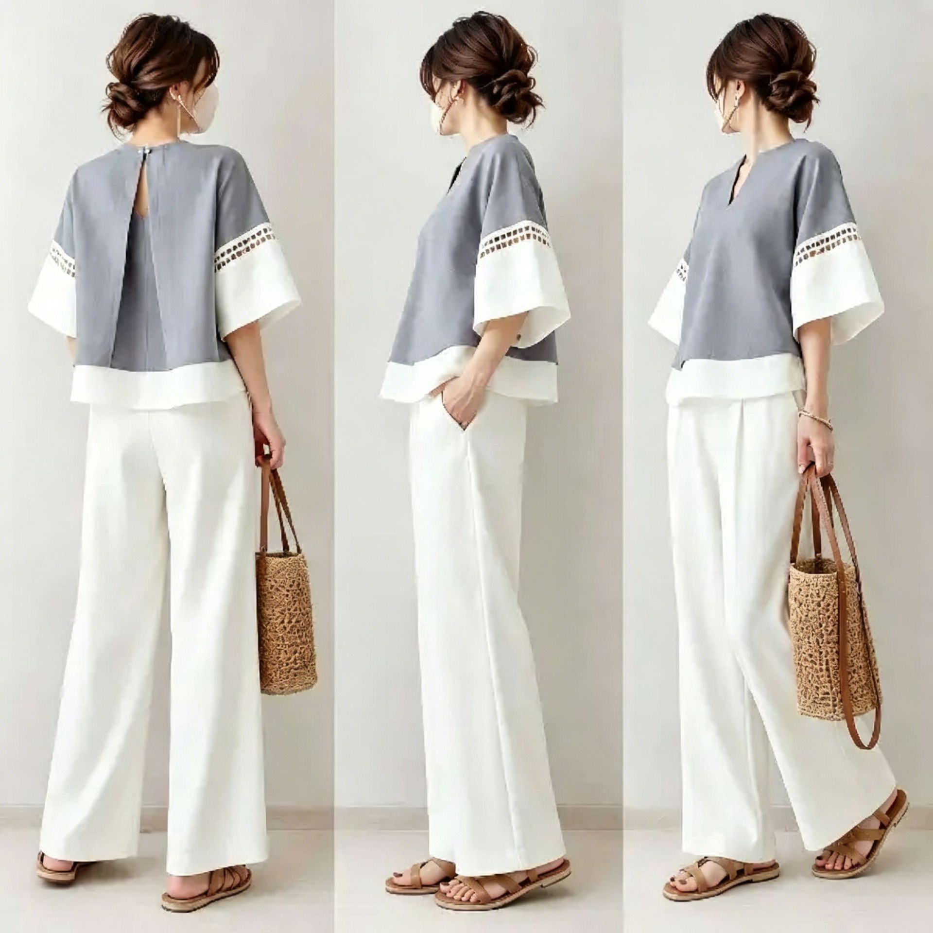 2026 New Two-piece Set: V-neck - Robe Silk Women incelemesi ve fiyatı