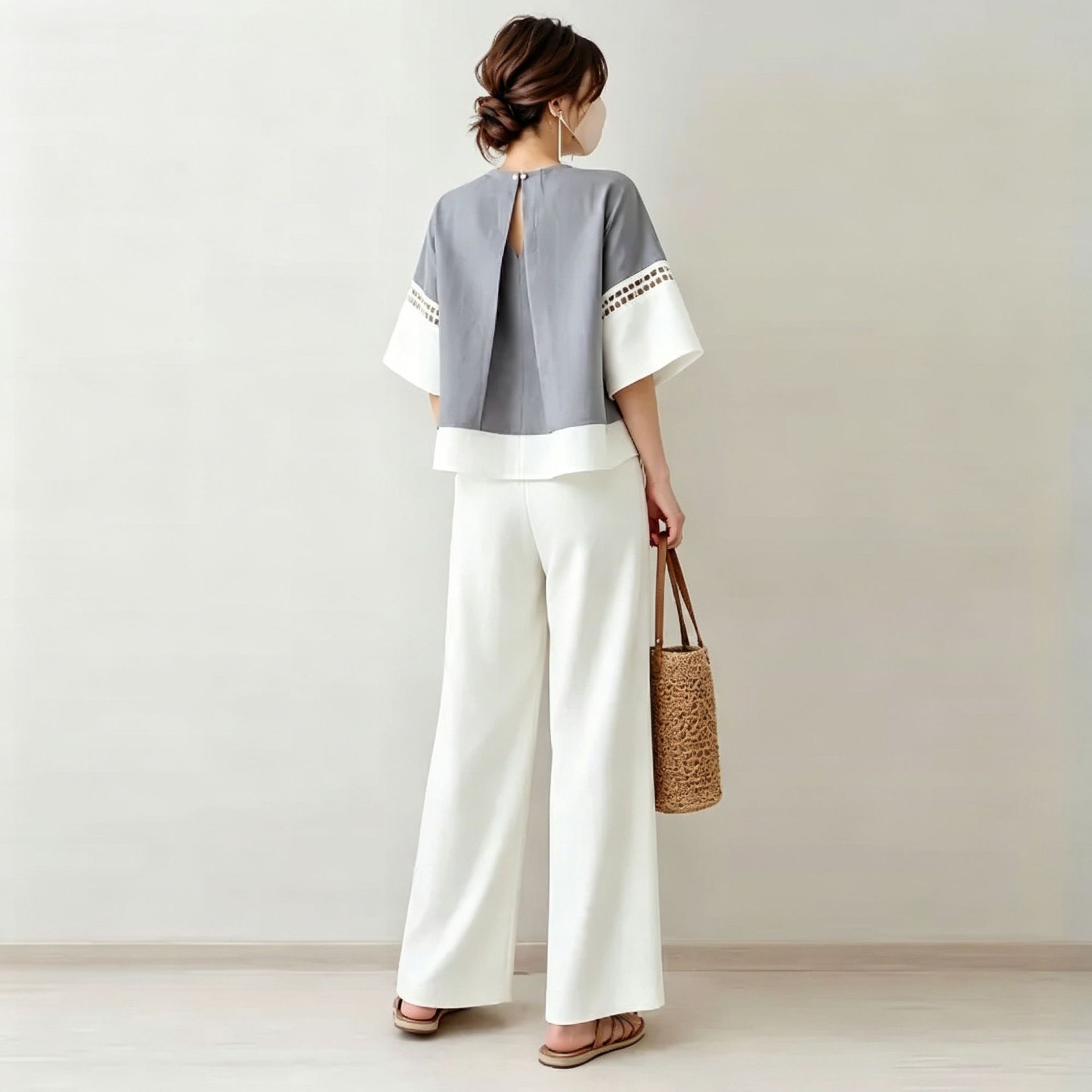 2026 New Two-piece Set: V-neck - Robe Silk Women incelemesi ve fiyatı