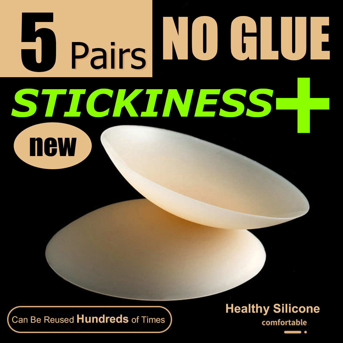5 Pairs More Sticky 10cm No Tr - Nipple Cover Pasties incelemesi ve fiyatı