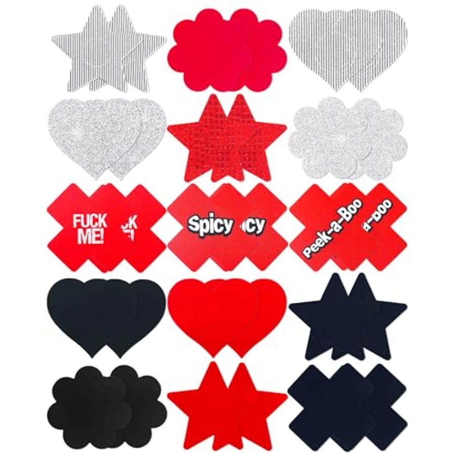 15 Pairs Nipple Pasties Rave N - Nipple Cover Pasties incelemesi ve fiyatı