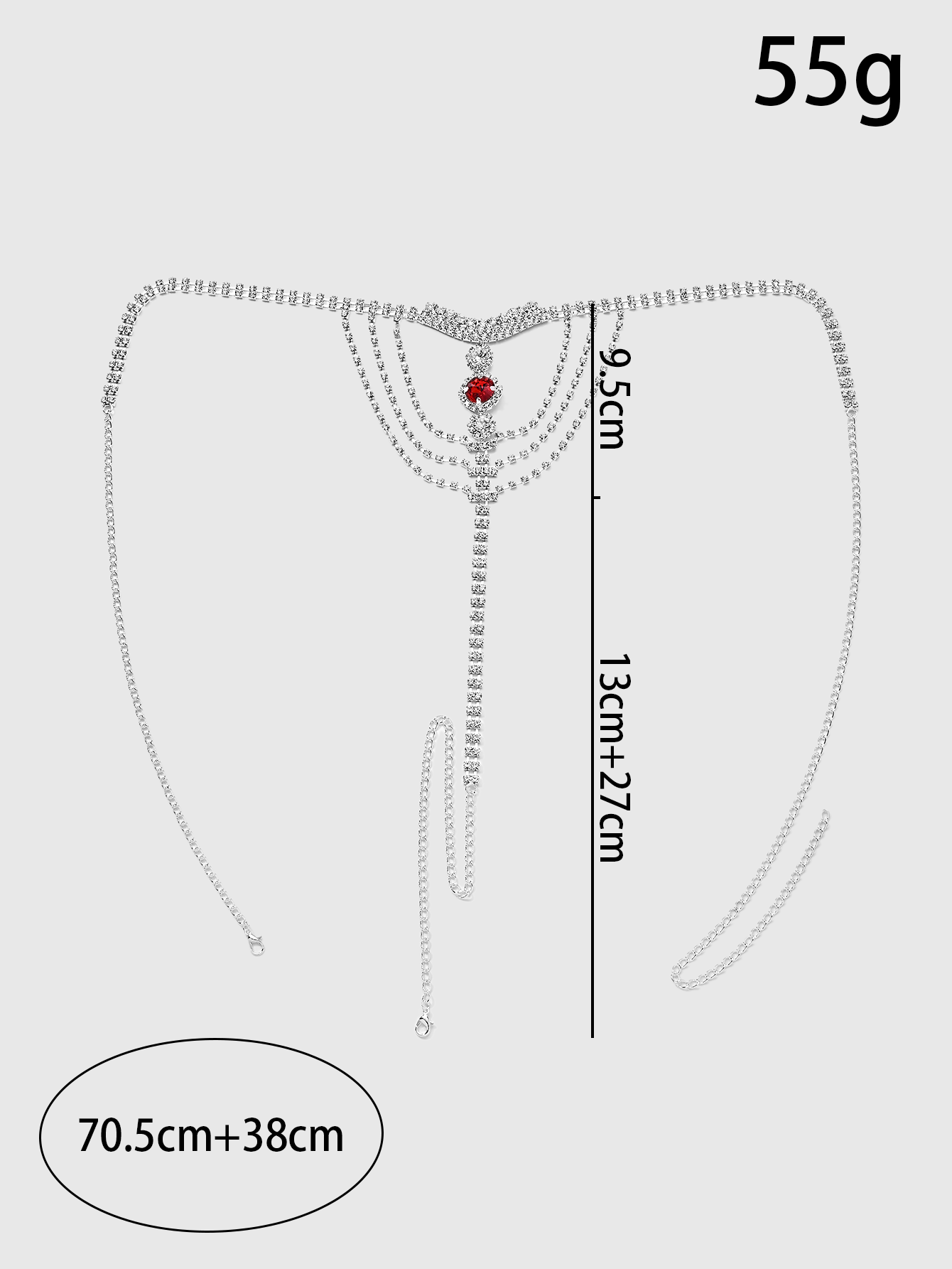 Crystal Rhinestone Body Chain  - Thong Bikini Women incelemesi ve fiyatı