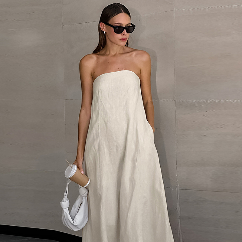 French-Style Women's Cotton-Li - Strapless Bra Backless incelemesi ve fiyatı
