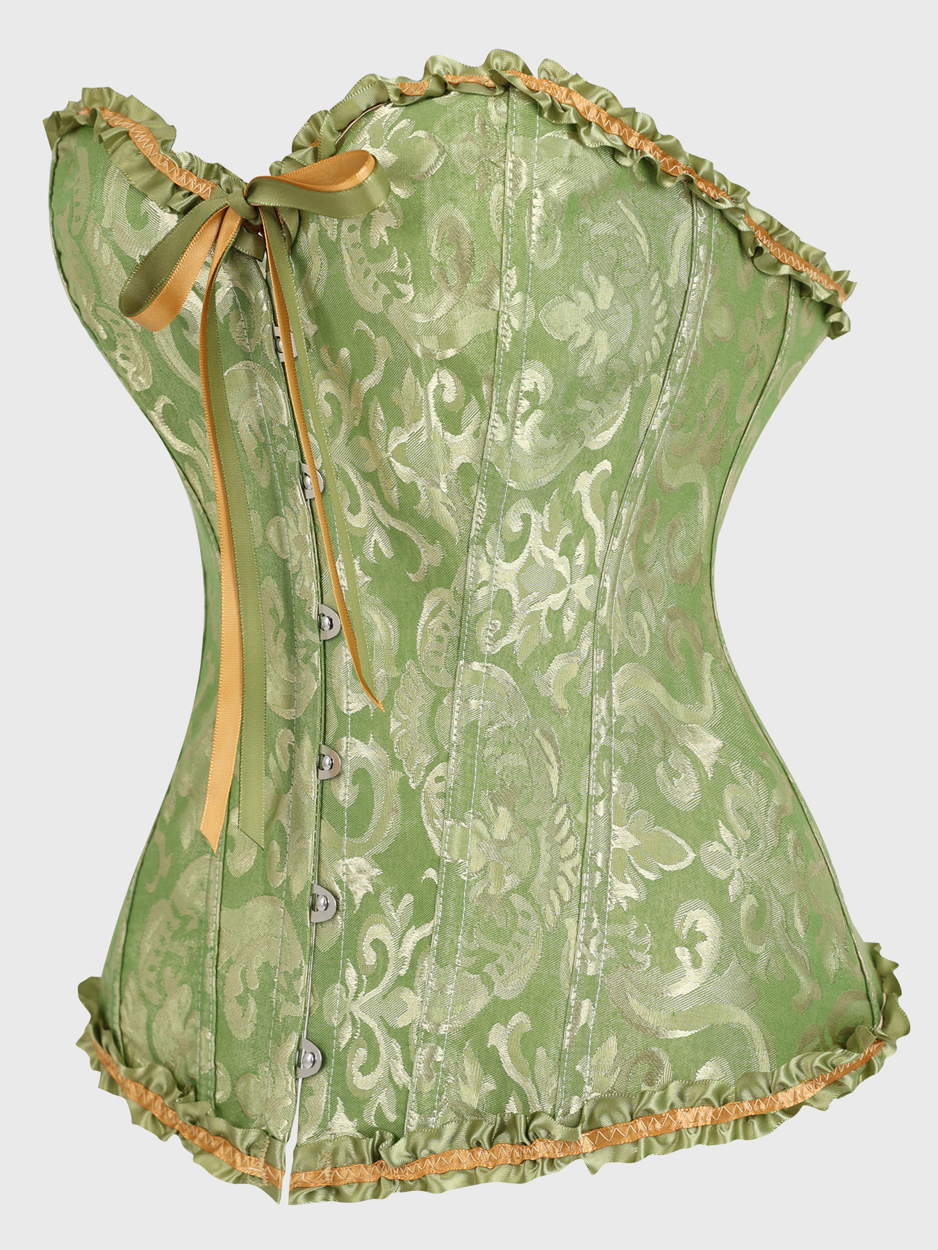 Olive Green Victorian Brocade  - Corset Waist Cinch incelemesi ve fiyatı