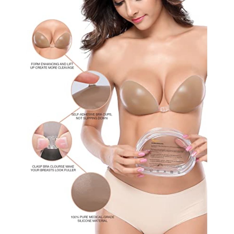 Wingslove Sticky Adhesive Bra  - Strapless Bra Backless incelemesi ve fiyatı