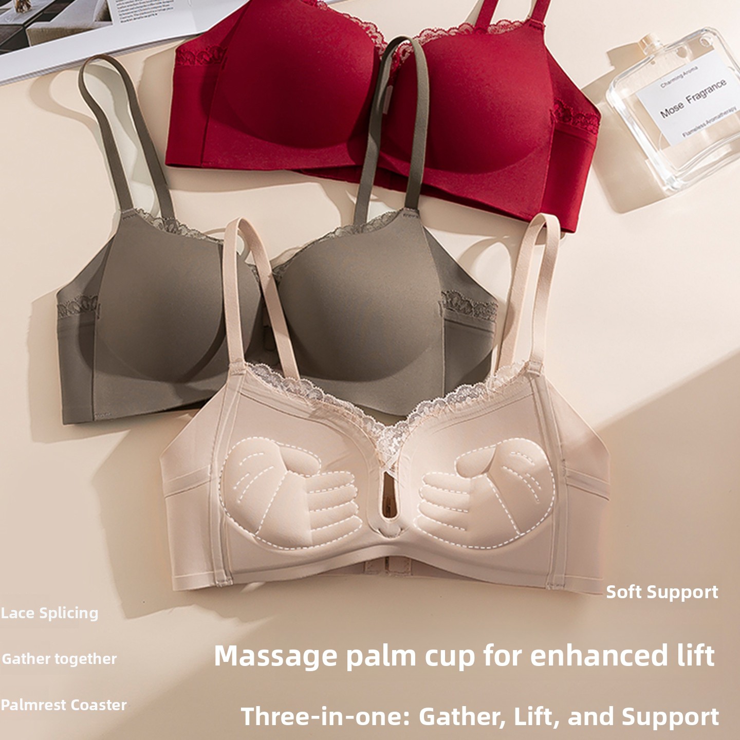 Pure KUCLUT Lace Palm Cup Smal - Seamless Underwear Women incelemesi ve fiyatı