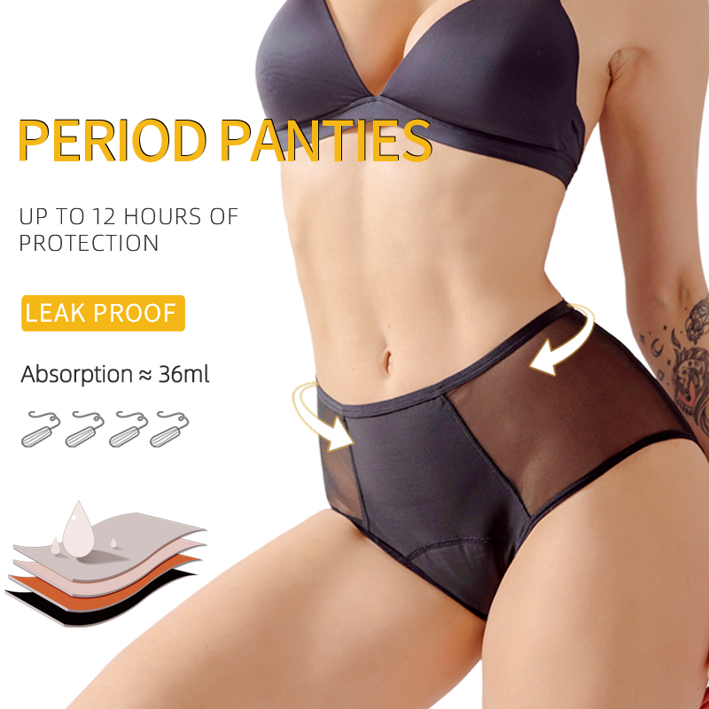 Drop shipping Women's High-wai - Period Panty Absorbent incelemesi ve fiyatı