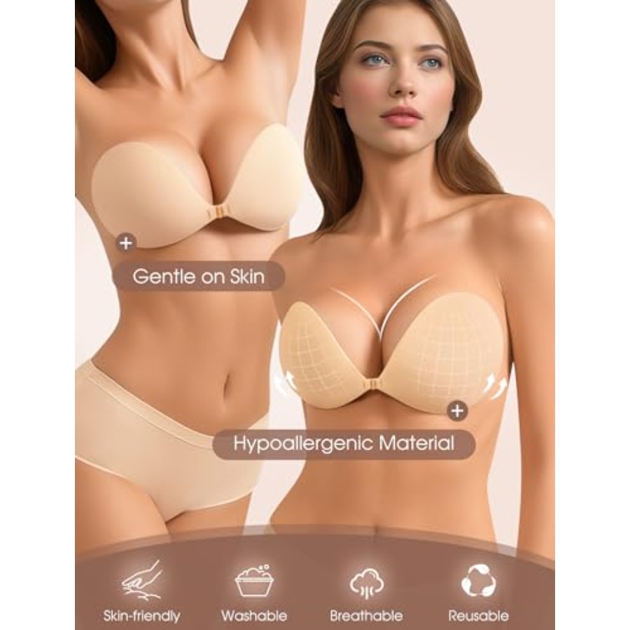 Sticky Bra Push Up Strapless A - Strapless Bra Backless incelemesi ve fiyatı