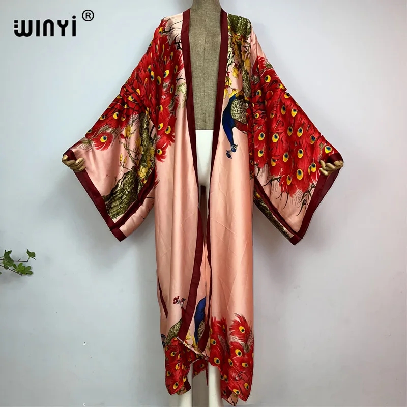 WINYI 2026 Summer Women Cardig - Robe Silk Women incelemesi ve fiyatı
