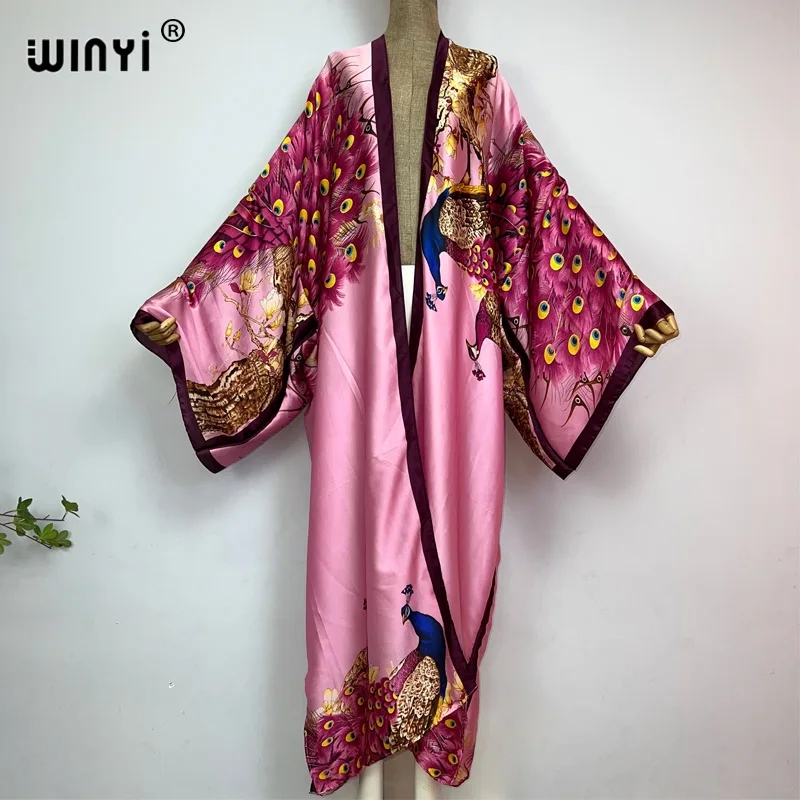 WINYI 2026 Summer Women Cardig - Robe Silk Women incelemesi ve fiyatı