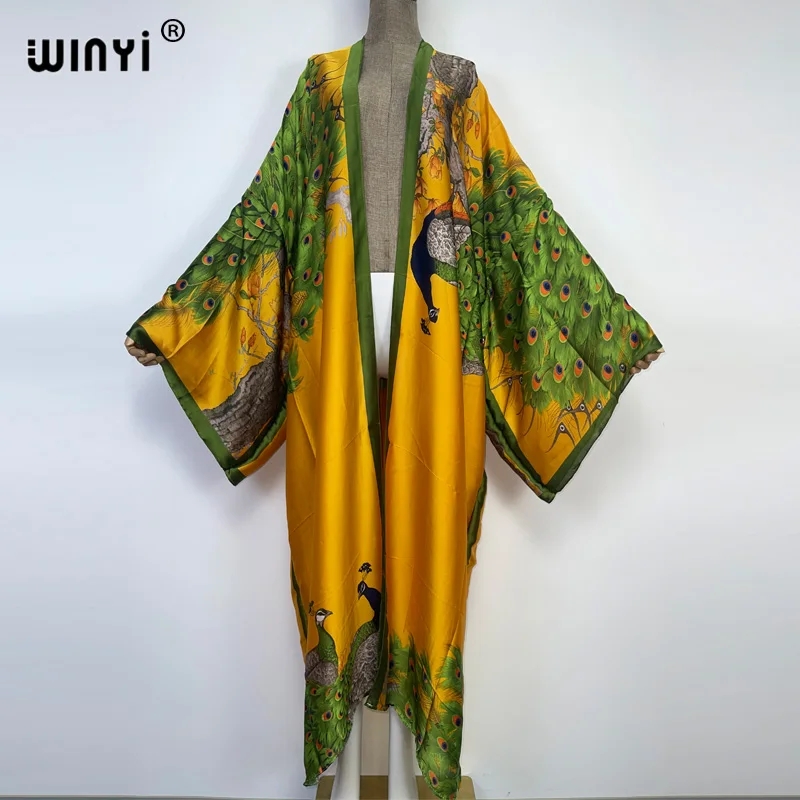 WINYI 2026 Summer Women Cardig - Robe Silk Women incelemesi ve fiyatı
